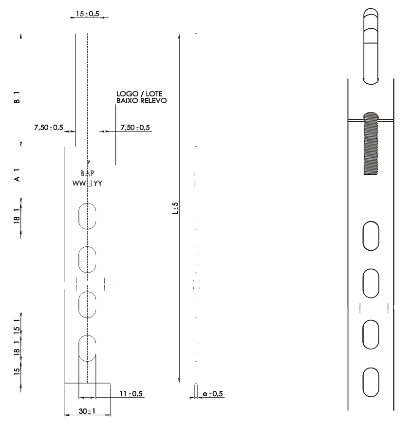 Abraçadeira Ajustável BAP miniatura 5