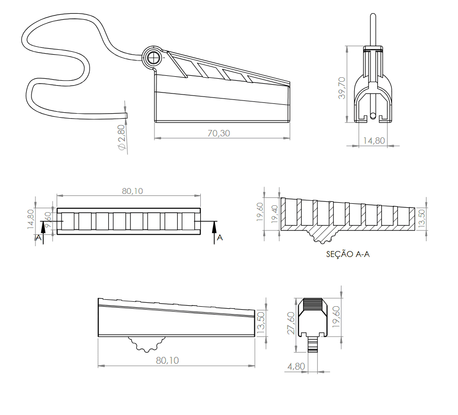 Esticador cunha para cabop drop flat miniatura 4