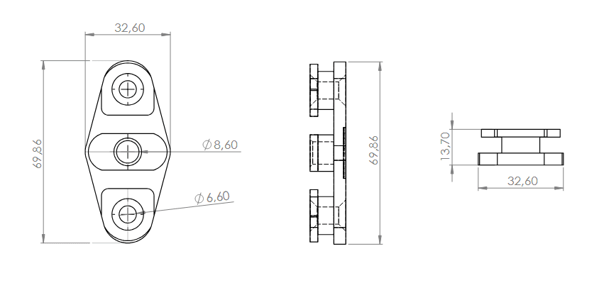 Esticador trilho para cabo drop flat miniatura 2