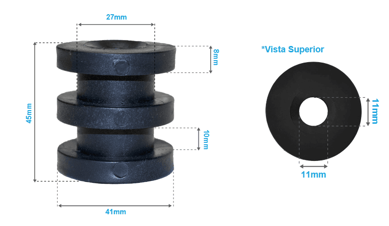 Isolador Roldana 2R miniatura 4